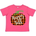 thumbnail image 3 of Inktastic Happy Fall Plaid Pumpkin Boys or Girls Toddler T-Shirt, 3 of 5