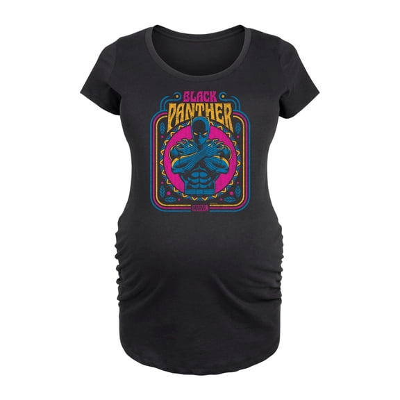 Black Panther - Bright Tribal Wakanda Forever - Women's Maternity Scoop Neck Graphic T-Shirt