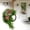 B2_15.75x23.62in Green, variant on ERTZAE Hydrangea Door Wreath,Artificial Hydrangea Wreath,Burlap Bow Greenery Wreath,Front Door Wreath,Artificial Hydrangea Wreath 15.7x23.6in - Greenery Spring Summer Door Hanging for Front Porch