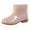 I-Khaki, variant on Kcodviy Women Low-Heeled Buckle Round Bumper Boots Toe Shoe Waterproof Middle Womens Mid Boots Tube Rain Boots