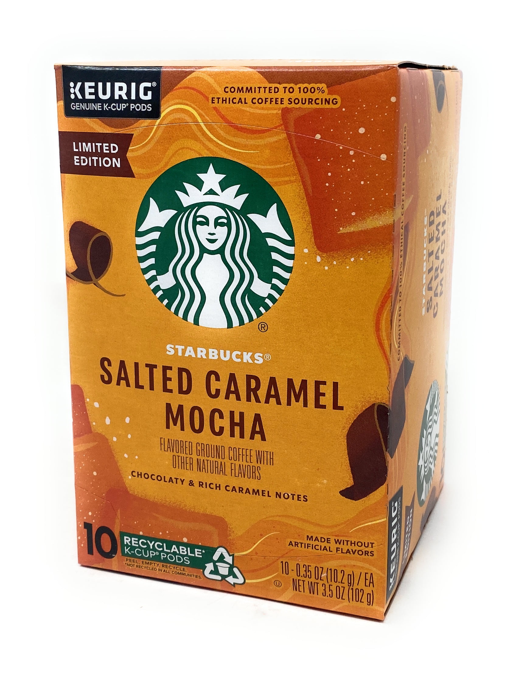Starbucks Salted Caramel Mocha KCup pods 1 box 10 pods