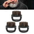 thumbnail image 2 of M Buder 3Pcs Men Beard Brush Burr Free Round Handle Comfortable Practical Facial Beard Cleaning Shaving Brush Salon Styling Tool For Daily Men Grooming Needs, 2 of 10