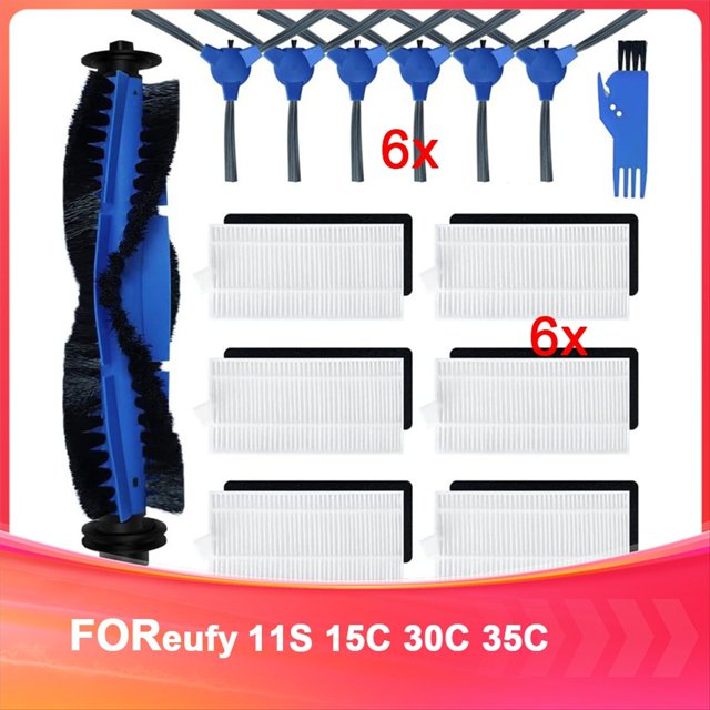 Kit de Accesorios para Aspiradora Compatible con para 11S 15C 30C 35C, Cepillo Lateral Principal, Kit de Accesorios para Aspiradora.