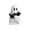 5.5in B, variant on Fountwell Halloween Ghost Holding Black Cat Statue Resin Figurine Spooky Decor for Home Party Tabletop Cat Lover Gift