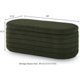 thumbnail image 2 of Storage Ottoman , 43 Inch Upholstered Teddy Storage  for Bedroom End of Bed with Safety Hinge for Bedroom, Living Room, Entryway,, 2 of 9