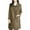 Khaki, variant on Sokhug Womens One-Tone Trendy Mid-Length Woolen Loose Coat Winter Warm Outerwear Jacket