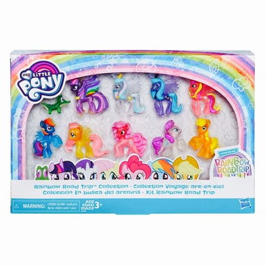 My Little Pony Rainbow Road Trip Collection Of 10 Figures 2 5 Quot Walmart Com Walmart Com