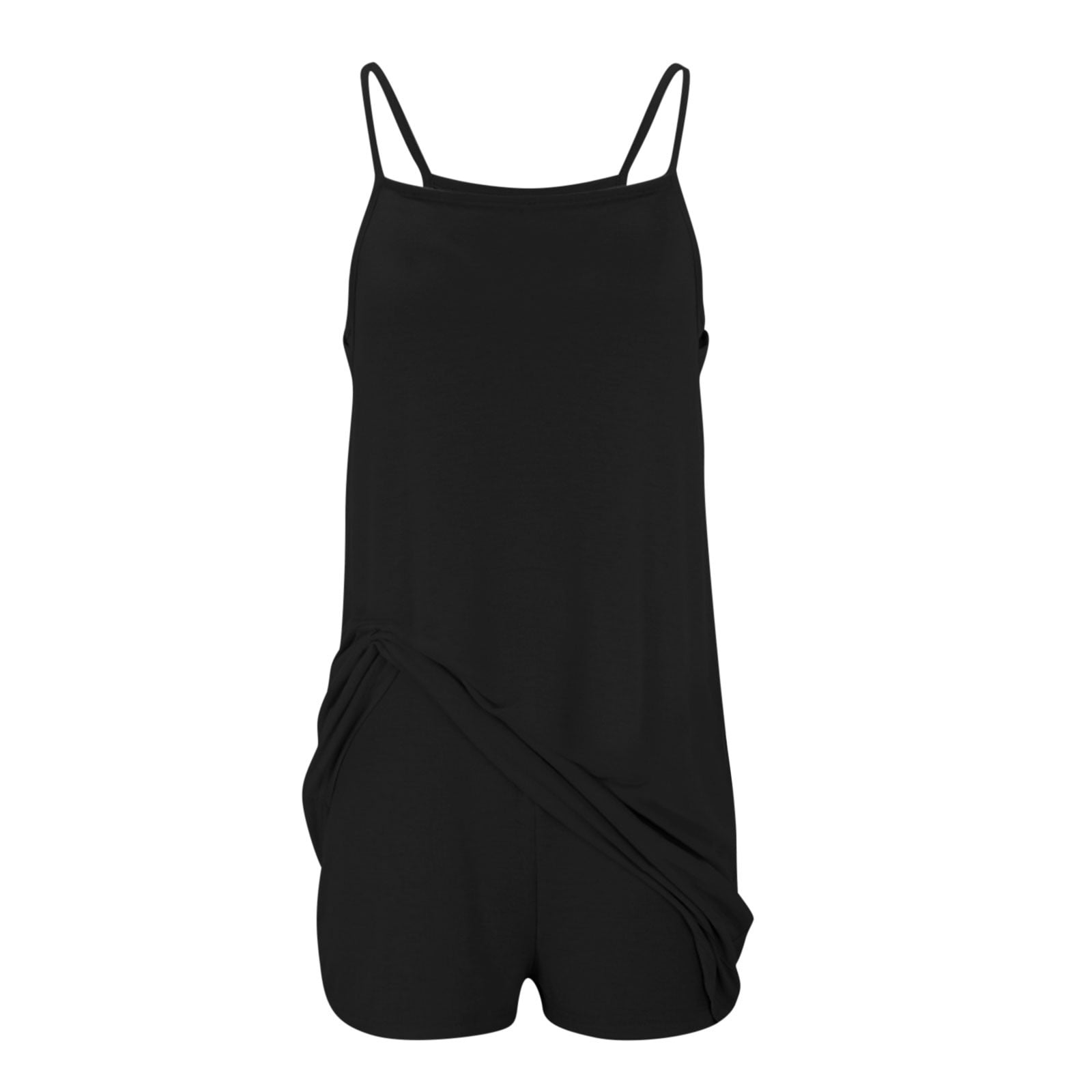 Yubnlvae 2025 Trendy Women's Tennis Dress - Loose Athletic Romper with Shorts Black XXL