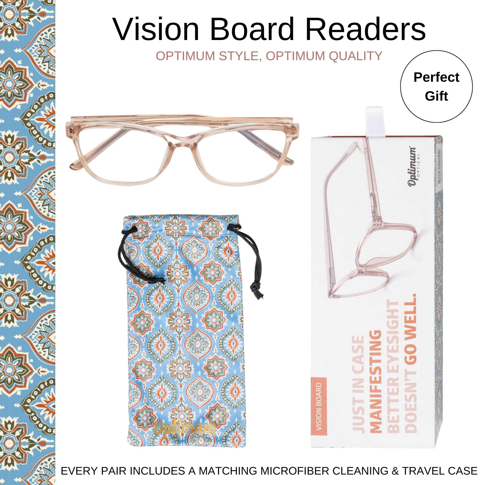 Optimum Optical Signature Blue Light Filtering Readers - Vision Board, +1.75