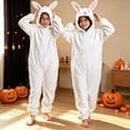 thumbnail image 2 of Ruyang Animal Hooded Jumpsuit for Toddler Boys Girls Zipper Fleece Onesie Teen Kids Theme Party Drees Up Home Wear, 2 of 4