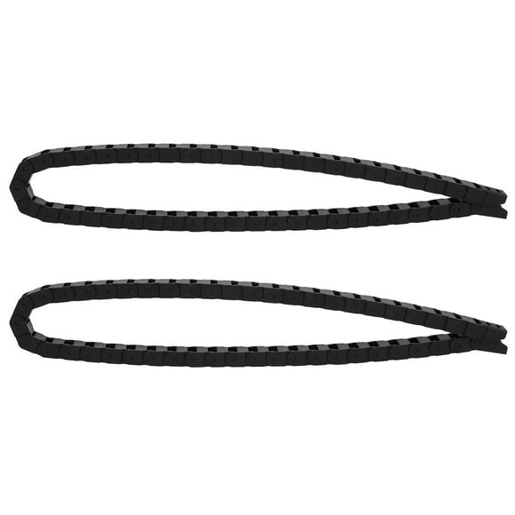 Cadena de energía, 2 piezas de alambre de nailon, portador de cable de remolque de energía, cadena de energía de nailon, durabilidad probada en el tiempo