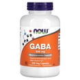 thumbnail image 1 of Suplemento NOW GABA (ácido gamma-aminobutírico) 500 mg + B-6 200 cápsulas, 1 of 4