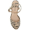 thumbnail image 5 of Journee Womens Nairri Vegan Leather Platform Heel Dress Sandals, Widths Available, 5 of 10
