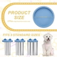 thumbnail image 2 of Uxcell Cat Food Can Covers Lids, Dog Food Can Lids with Cute Pet Ears Shaped Silicone Toppers 2.5 Inch, (Dusty Blue, 2Pcs), Intended for Dog / Cat / Pet Food Cans, 2 of 7