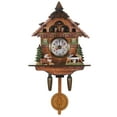thumbnail image 1 of Wall Clock Traditional Wall Clock Wooden Pendulum Wall Clock Hanging Wall Decor, 1 of 8