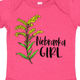 thumbnail image 4 of Inktastic Nebraska Girl Goldenrod Flower Girls Baby Bodysuit, 4 of 5