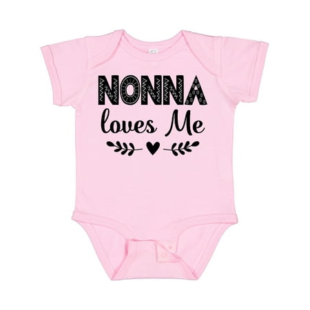 

Inktastic Nonna Baby Clothes Grandchild Gift Baby Girl Bodysuit
