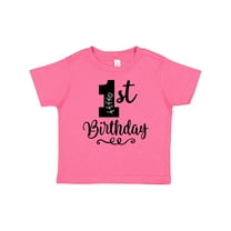 Inktastic 1st Birthday One Year Old Girls Girls Baby T-Shirt
