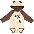 thumbnail image 3 of Inktastic Happy Christmas Penguin Boys or Girls Long Sleeve Baby Bodysuit, 3 of 5