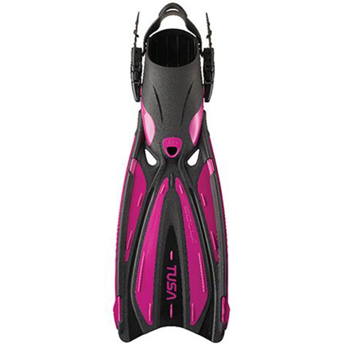 TUSA SF-22 Solla Open Heel Scuba Diving Fins,  (Flash Yellow, Small)