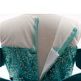 thumbnail image 5 of Girls Ariel Princess Dress Up Lace Off Shoulder Evening Elegant Mermaid Dress, 5 of 9