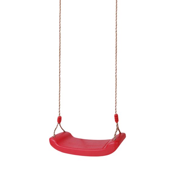 Playground Hanging Seat with Adjustable Rope Activity Toys Red