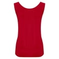 thumbnail image 5 of Women's Summer V Neck Tank Top Basic Sleeveless Casual Fit Shirts, 5 of 5