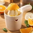 thumbnail image 4 of Home & Kitchen Tool, Juicer Manual, Juice Press, Lemon Press, Hand Juicer Squeezer, Yellow 7X6X5 Inch Non Electric Manual Citrus Press Juicer Cup, Lightweight Handheld Simple, 4 of 7