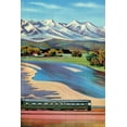 thumbnail image 2 of Retrotravel 23x32 Black Ornate Wood Framed with Double Matting Museum Art Print Titled - Northern Pacific Passenger Excursion, 2 of 4