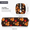 thumbnail image 3 of Honeii Cute Squirrel Pattern Pencil Case, Pencil Pouch, Pencil Case Small, Pencil Pouch Aesthetic, PVC Pencil Pouch, Pencil Bag, Makeup Pouch, 3 of 7