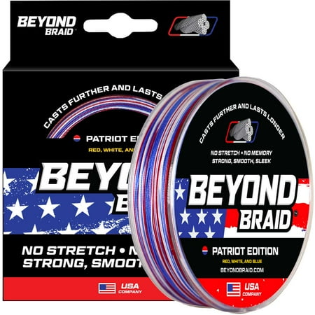 UPC: 0850019854787 | Beyond Braid Patriot 300 yards 10lb