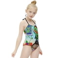 thumbnail image 5 of Super Why Girl's One-Piece Swimsuit Bathing Suit Soft Stretchy Children's Swimwear Swim Attire for Vacation 9-11Y(140cm), 5 of 8