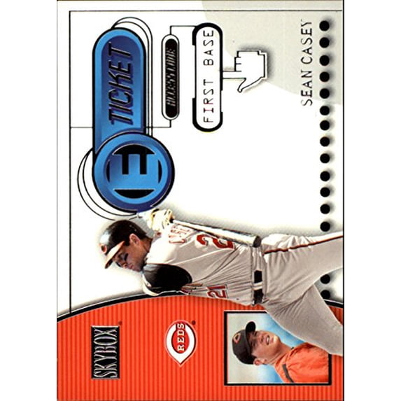 2000 SkyBox E-Ticket #ET5 Sean Casey MLB Baseball Trading Card