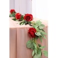 thumbnail image 5 of Artificial Rose Flower Dusty Rose Flowers Silk Flowers pcs with Long Stem Silk Roses Bouquet for Wedding Bridal Shower Party Home Decoration, 5 of 5