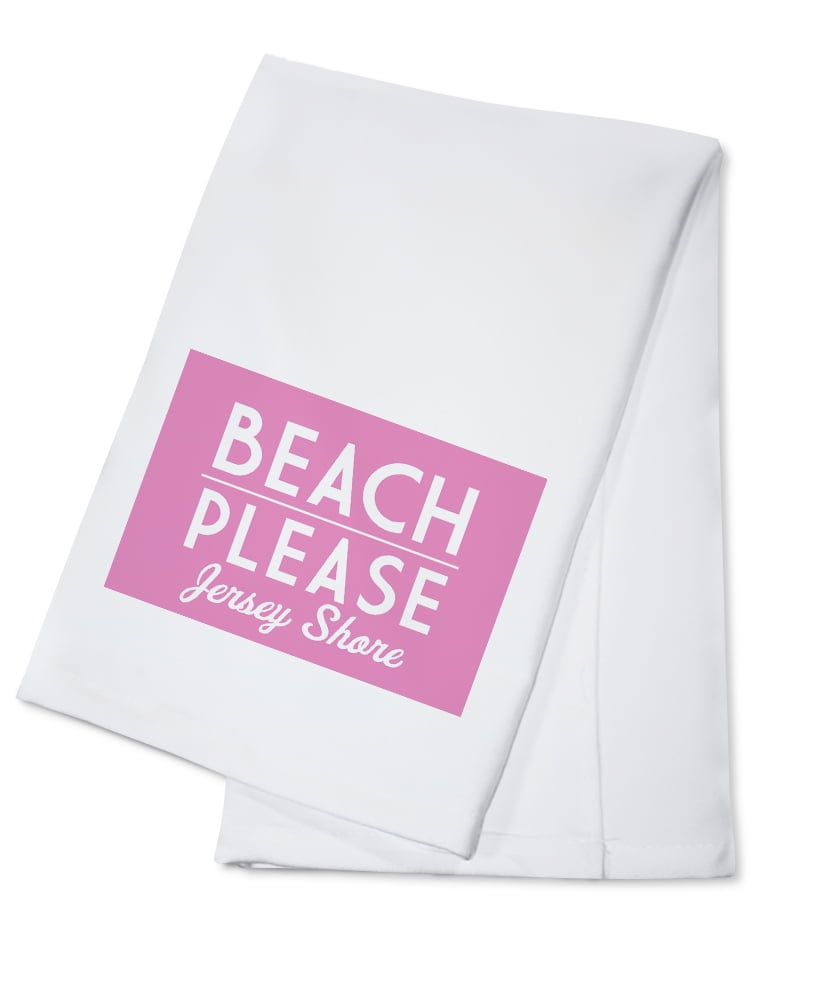 Jersey Shore, Beach Please, Simply Said (100 Cotton Tea Towel