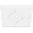 thumbnail image 2 of 24"OD x 2"ID x 8 1/4"C x 1"P Embry Architectural Grade PVC Contemporary Ceiling Medallion, 2 of 11