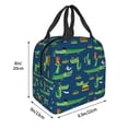 thumbnail image 3 of Sikiie Little Pirate Crocodile Lunch Bag for Women & Men Adult Insulated Lunch Box, Food Lunch Containers Lunch Tote Bags for Work, Travel, Outdoor, 3 of 8