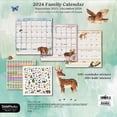 thumbnail image 4 of Trends International 2024 Animals Magnetic Family Calendar, 4 of 7