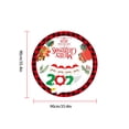 thumbnail image 4 of Falda de árbol de Navidad 90cm Decoración de muñeco de nieve de Navidad suave Alfombrilla de piso Adorno de vacaciones, Tipo 1 Advancent HA002082-01, 4 of 6