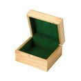 thumbnail image 2 of Singer Boy's 4-3/4 x 4-1/4 x 2-3/4 Inch Baby Boy Baptism Maple Wood Keepsake Box | Size 4.25" x 2.25" | Material Wood|Pewter | Style Baptism, 2 of 3