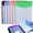 Vertical, variant on 11-Hole Expanding File Pockets Assorted Colors, Expandable File Folder, Letter Size Document Pouch Top Loading Organizer for School Home Office