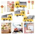 thumbnail image 7 of 3 Sets Construction Cake Picks Engineering Car Cake Ornaments Cartoon Cake Decors, 7 of 7