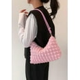 thumbnail image 6 of Kukuzhu Puffy Tote Bag for Women Fashion Quilted Hobo Handbag Nylon Padded Shoulder Bag Purse Top-Handle Satchels, 6 of 7