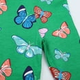 thumbnail image 6 of FLMEI Kids Toddler Girls Legging Pants Butterfly Printing Trousers Footless Spring Fall Tights Bottoms Underpants for 2-7 Year, 6 of 8