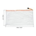 thumbnail image 2 of Uxcell A3 Zip File Pouch Document Folders Mesh Zipper Bags, Orange 3 Pack, 2 of 5