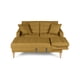 thumbnail image 4 of Sala Modular Reversible De Lino Mostaza Modelo Donato, 4 of 11