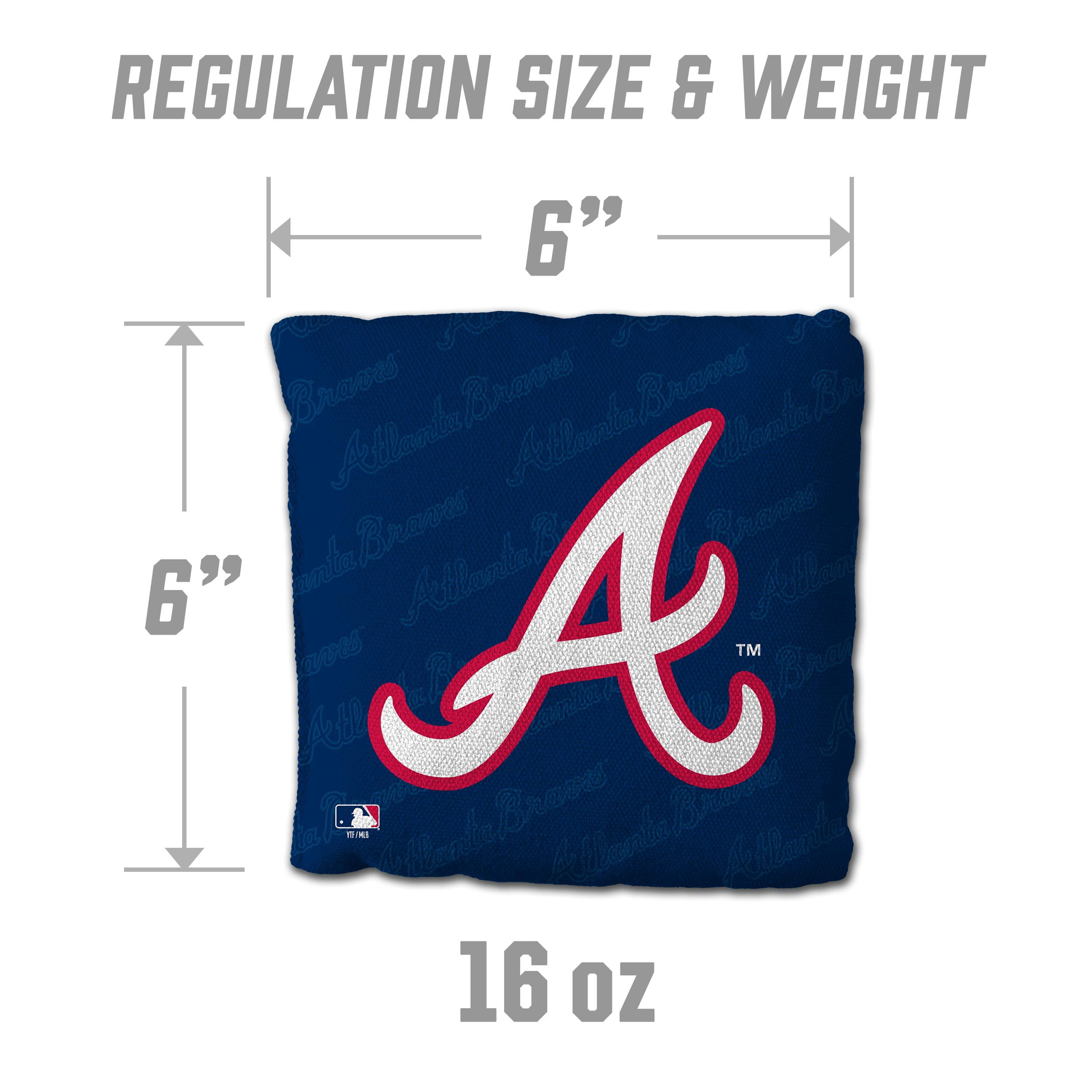 MLB Atlanta Braves Cornhole Bags - 4PK - Blue