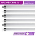 thumbnail image 4 of KOR (Pack of 6) F13T5/CW 21" T5 Fluorescent Bulbs – 13W, 4100K Cool White, Long Life, 4 of 5