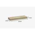 thumbnail image 6 of Mainstays Natural 16.5" Wood Floating Shelves, Set of 2, 6 of 7