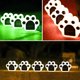 thumbnail image 5 of luces solares para jardín, luces solares para el suelo, luces solares para exteriores con estampado de huellas, luces LED recargables para jardín, lámpara de camino, iluminación para pasarela para, 5 of 7